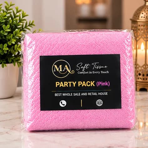 MA Soft Party Pack Tissue (Pink)