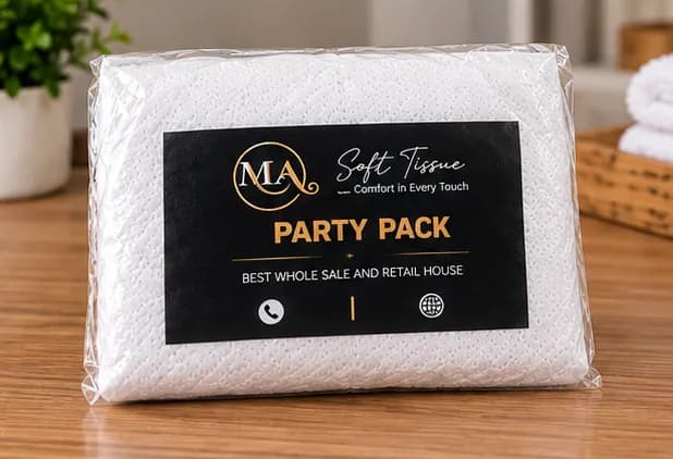 MA Soft Party Pack Tissue (White) – Pack of 12