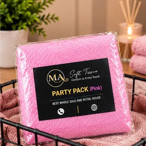 MA Soft Party Pack Tissue (Pink)