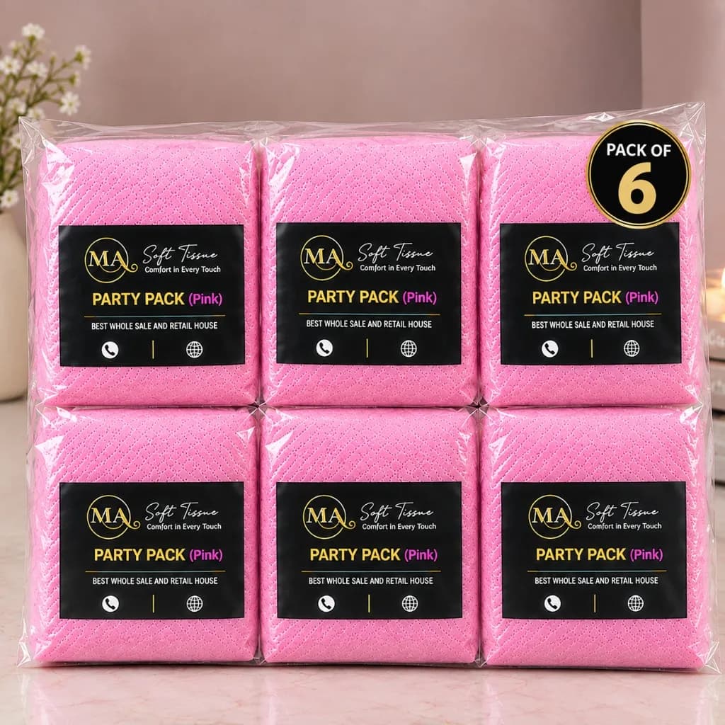 MA Soft Party Pack Tissue (Pink) – Pack of 6