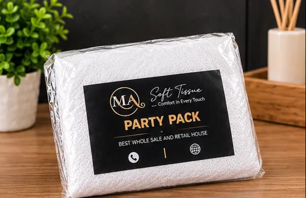 MA Soft Party Pack Tissue (White) – Pack of 12