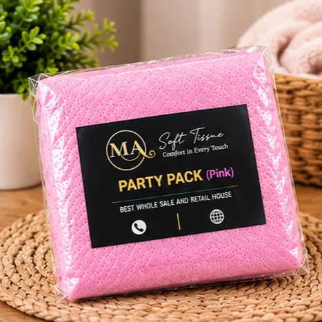 MA Soft Party Pack Tissue (Pink) – Pack of 6