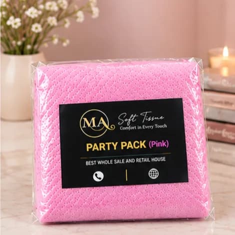 MA Soft Party Pack Tissue (Pink)